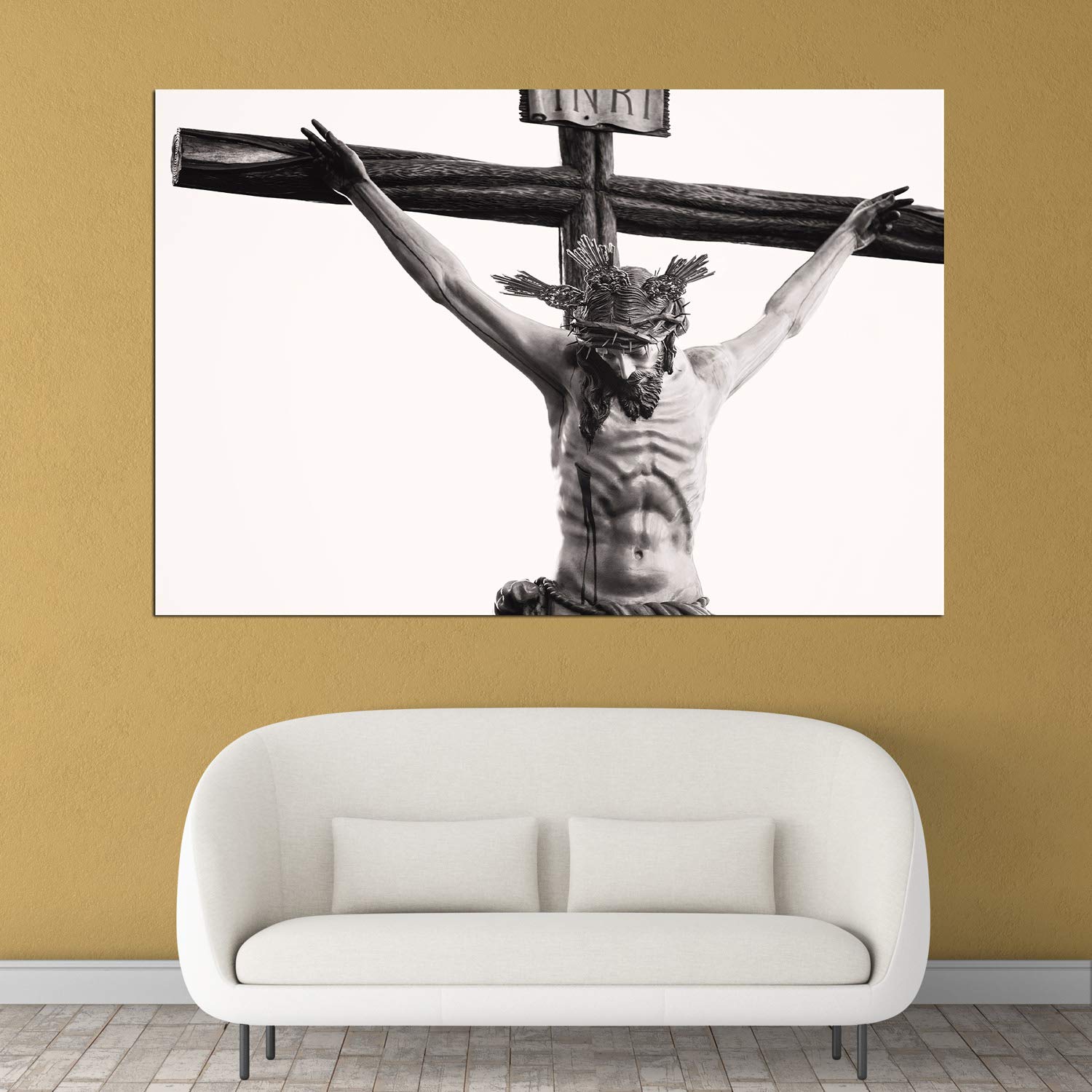 inep-b083y4vyzr-cross-my-heart_-christian-unframed-wall-art-featuring-a-vibrant-christ-on-the-cross-on-premium-cotton-canvas..jpeg